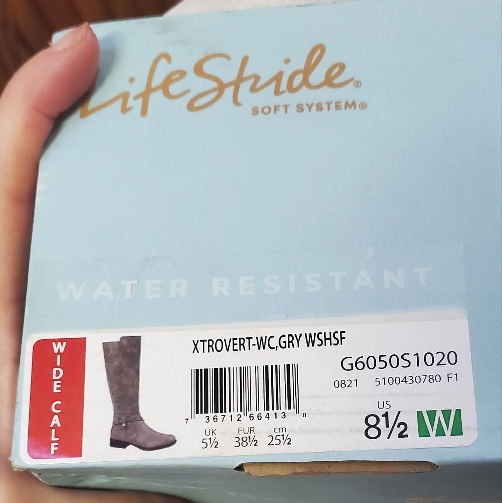 Life stride calf high boots